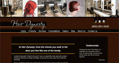 Desktop Screenshot of hairdynasty.ca